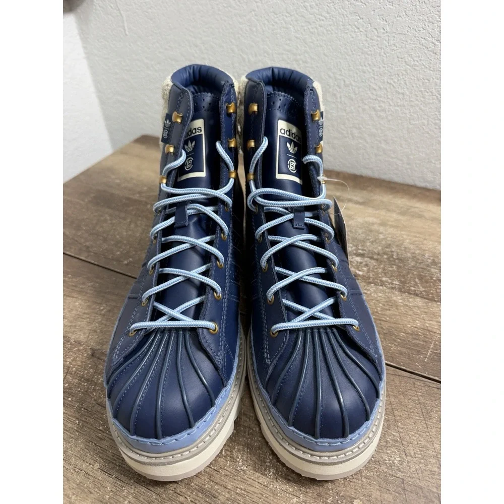 Size 10.5 CLOT x adidas ProModel Edison Chen Mineral Blue Cream White - JQ1260